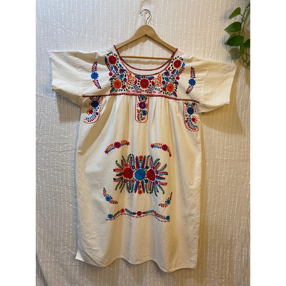 Dresses & Skirts - Traditional Mexican Dress Plus Size Handmade